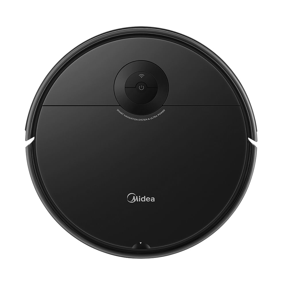 Robô Aspirador de Pó  Passa Pano ConnectGyro i5C Preto Midea Outlet