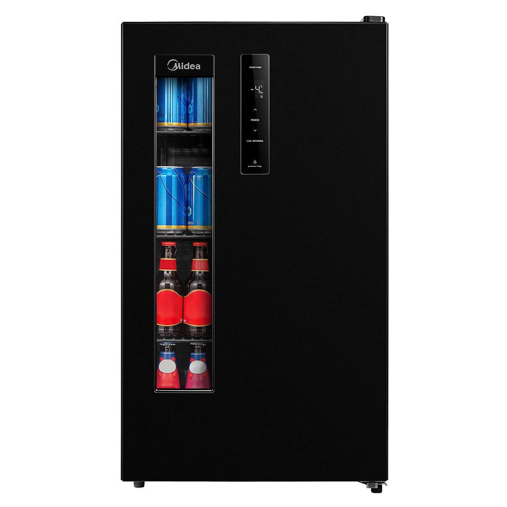 Cervejeira Frost Free 82 Litros Preta Midea - MDRX150FGGDX01 - 127v