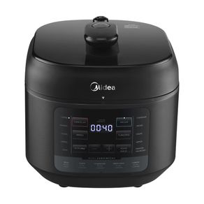 Panela de Pressão Elétrica 5L NutriPro Preta Midea Outlet PPD5P2_OUT - 220v