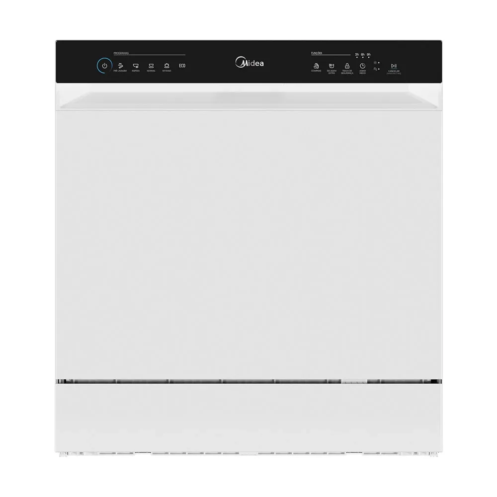 Lava Louças 8 Serviços Branca Touch Plus Midea
