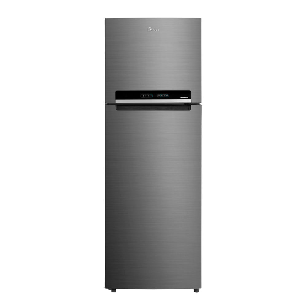 Geladeira Frost Free Duplex 394L Inverter Cor Inox Midea Outlet