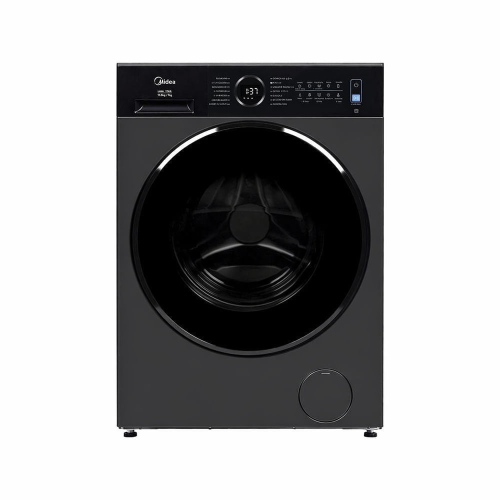 Lava e Seca 11,5kg Titanium Slim Conectada Midea Outlet